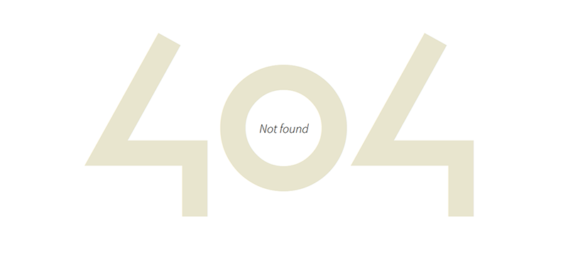 404 page